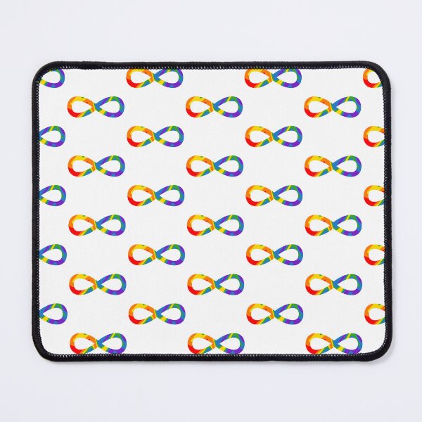 Item preview, rainbow infinity autism and neurodivergent symbol designed and sold by lena-makes-art.