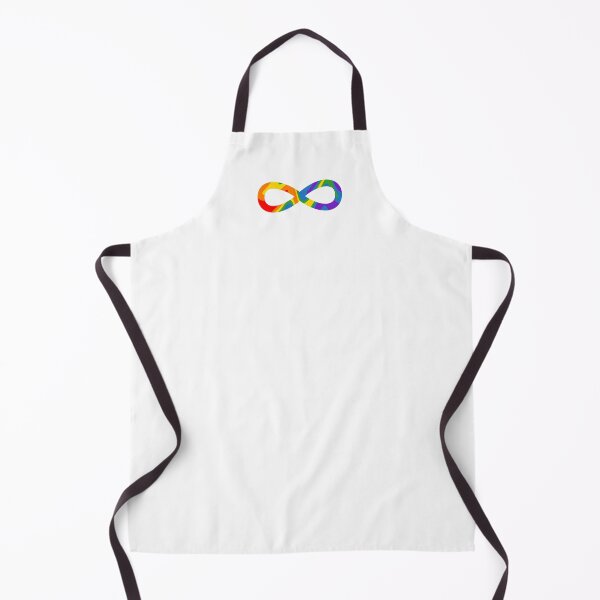 Item preview, rainbow infinity autism and neurodivergent symbol designed and sold by lena-makes-art.