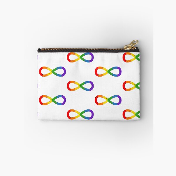 Item preview, rainbow infinity autism and neurodivergent symbol designed and sold by lena-makes-art.