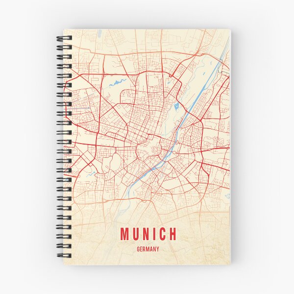 Item preview, Munich Germany Map Print | Minimalist Map & Munich Vintage Map Print | Munich Map | Germany Map Art | Munich City Road Map Poster | Vintage Gift Map designed and sold by PostersProf1.