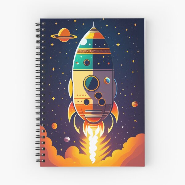 Item preview, Super Rocket Anime cartoon Illustration Space Lover designed and sold by Hohohaxi.