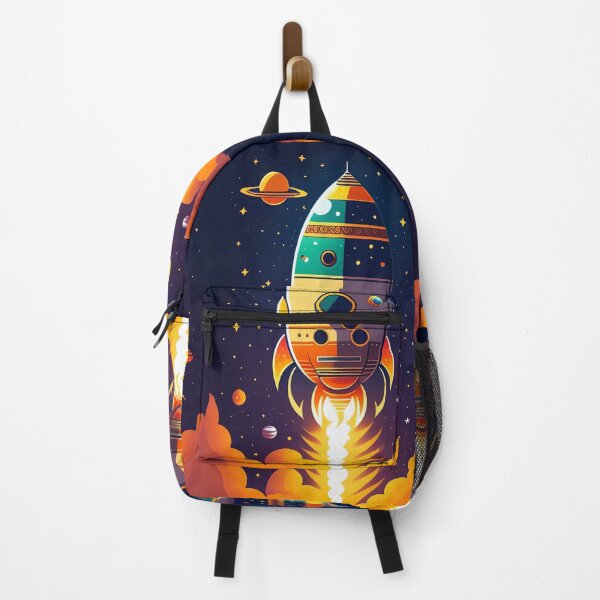Item preview, Super Rocket Anime cartoon Illustration Space Lover designed and sold by Hohohaxi.