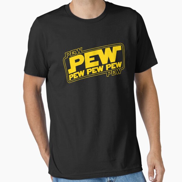 Vista previa del artículo con la obra «Pew Pew Pew», diseñado y vendido por Candywrap Studio.