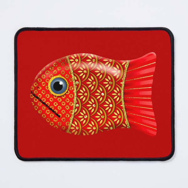 Item preview, Red and gold fish by Maxine Gadd designed and sold by Maxine Gadd.