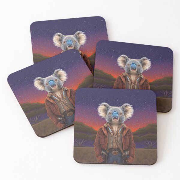 Item preview, cool koala as a lonely cowboy designed and sold by Mauswohn.