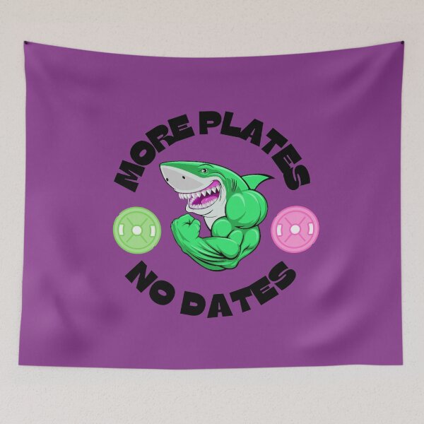 Item preview, More Plates No Dates Shark designed and sold by AlpacaSmokes.