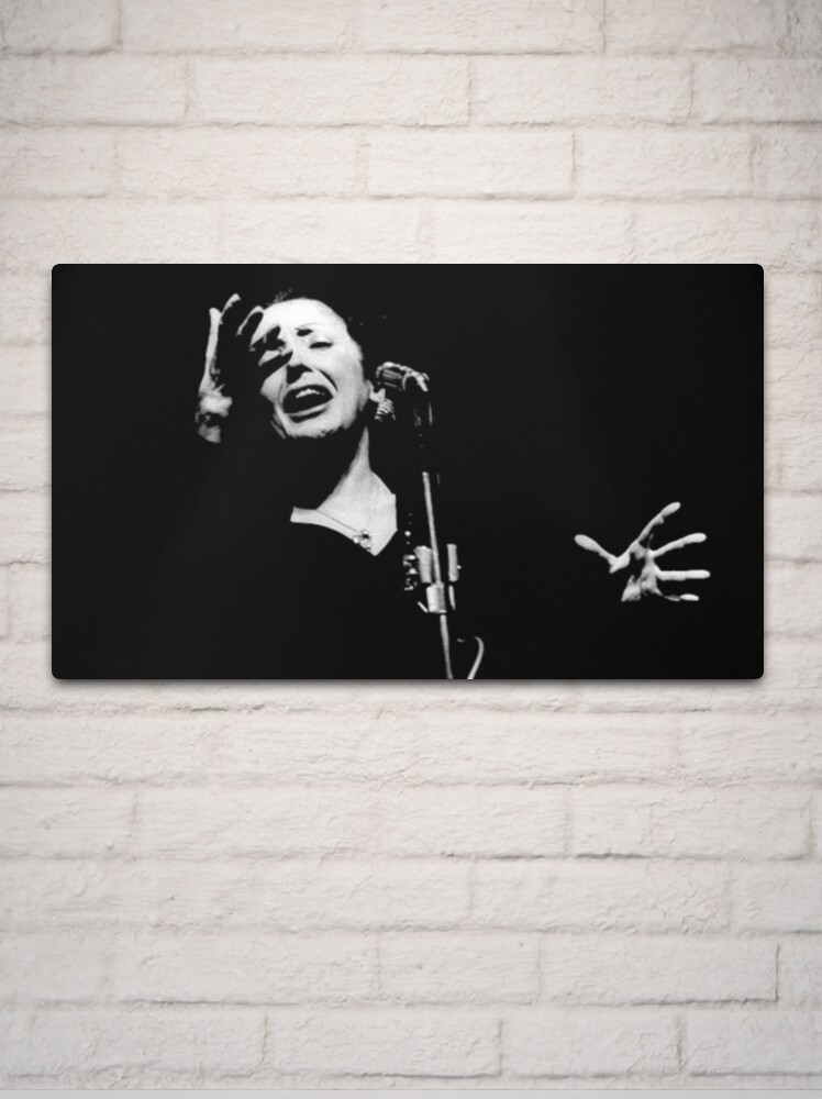 Thumbnail 2 of 4, Metal Print, Édith Piaf designed and sold by romeobravado.