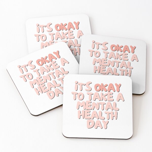 Item preview, It's okay to take a mental health day | Positive Daily Affirmation designed and sold by MNMLworks.