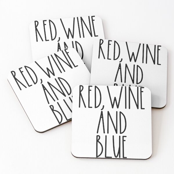 Item preview, Red Wine And Blue Rae Dunn Inspired Farmhouse Decor designed and sold by FineElephant.