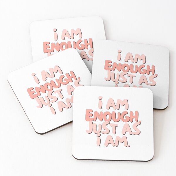 Item preview, I am enough just as I am | Positive Daily Affirmation designed and sold by MNMLworks.
