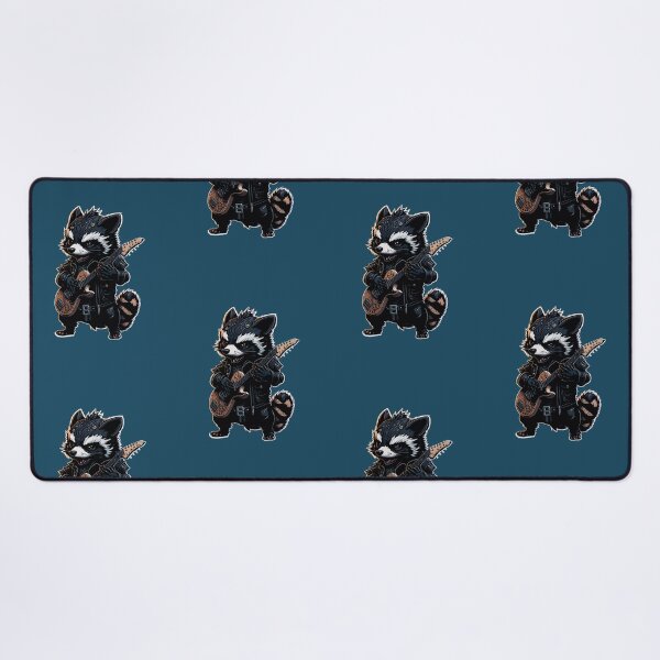 Item preview, Cute metalhead raccoon designed and sold by MetalSatyrShop.
