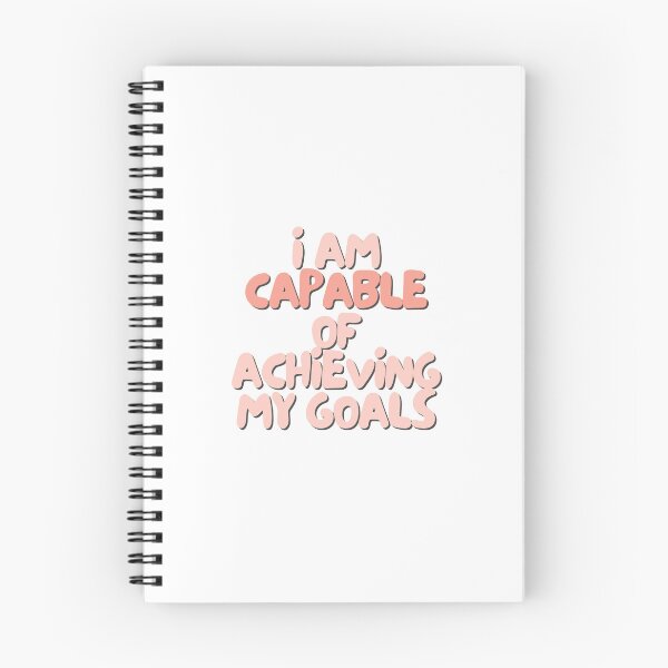 Item preview, I am capable of achieving my goals | Positive Daily Affirmation designed and sold by MNMLworks.