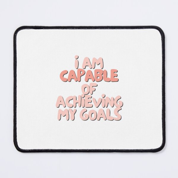 Item preview, I am capable of achieving my goals | Positive Daily Affirmation designed and sold by MNMLworks.