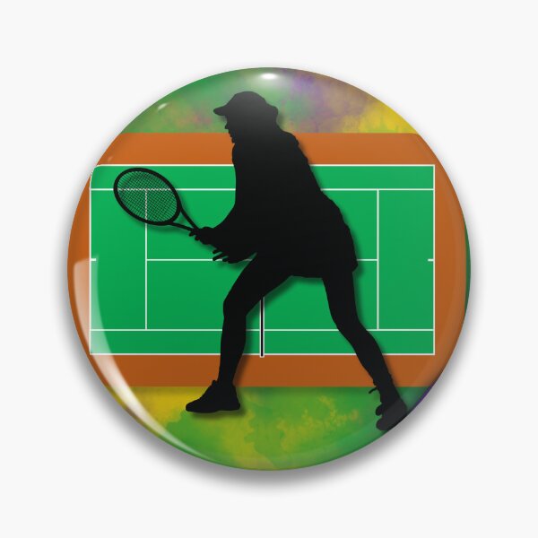 Item preview, Tennis Player on Court Background with Wimbledon Colours 8 designed and sold by Jenson Major.