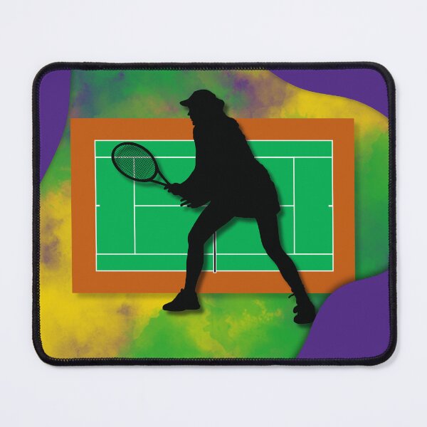 Item preview, Tennis Player on Court Background with Wimbledon Colours 8 designed and sold by Jenson Major.