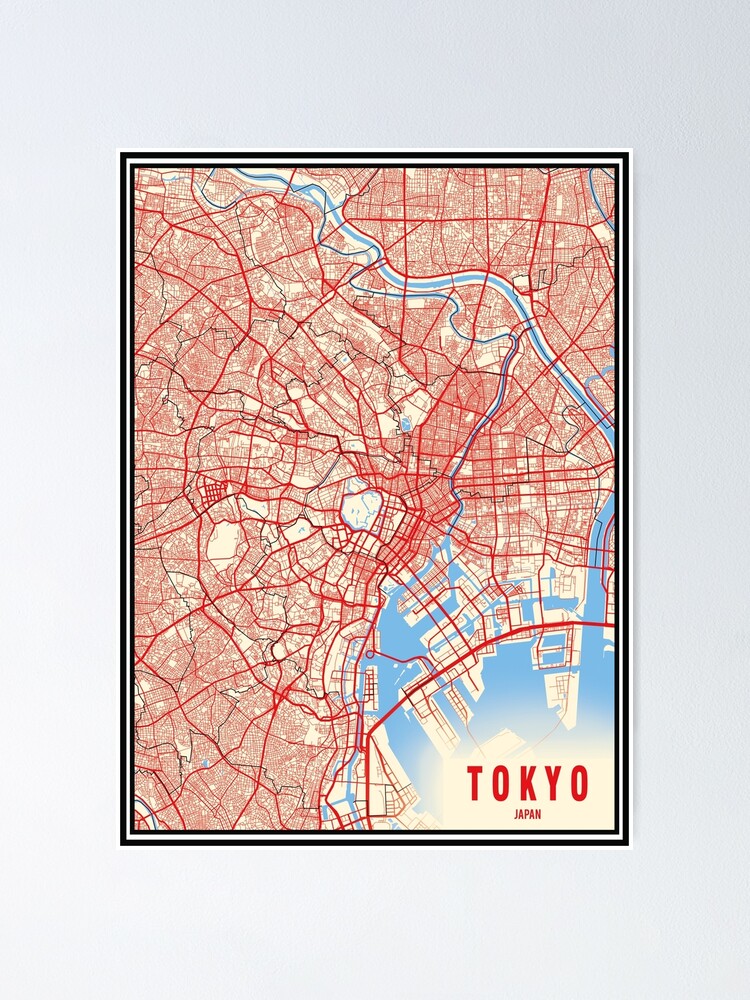 genial mapa de tokio