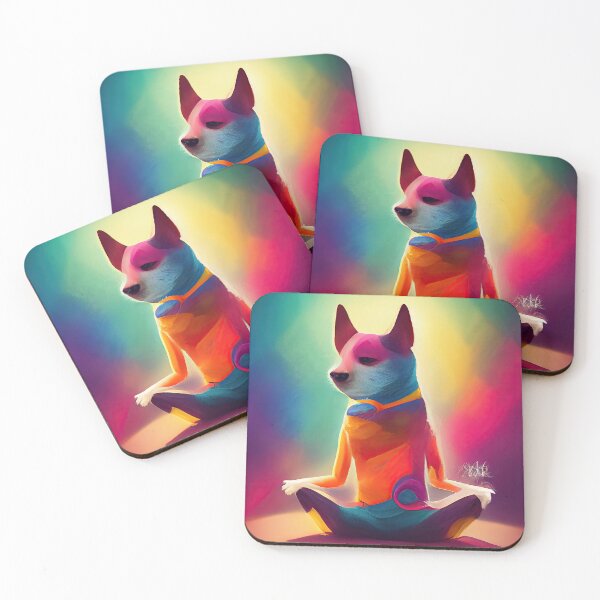 Item preview, Yoga dog full of relaxation designed and sold by Pixelboys.