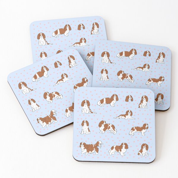 Item preview, Cute cavalier king charles spaniel dog pack  designed and sold by Yarafantasyart.