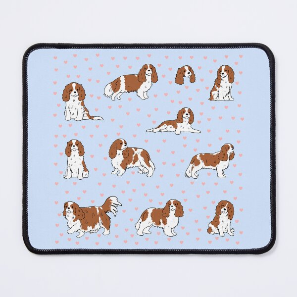 Item preview, Cute cavalier king charles spaniel dog pack designed and sold by Yarafantasyart.