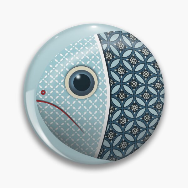Item preview, Red white and blue fish by Maxine Gadd  designed and sold by Maxine Gadd.