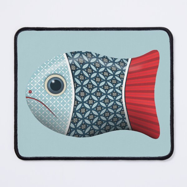 Item preview, Red white and blue fish by Maxine Gadd designed and sold by Maxine Gadd.