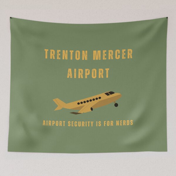 Item preview, Trenton Mercer Airport Funny designed and sold by AlpacaSmokes.
