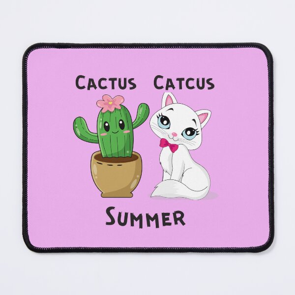Item preview, "Cactus & Catcus: Charming t-shirt with an animated cat-cactus figure for all fans of something special" designed and sold by T-ShirtGalerie.