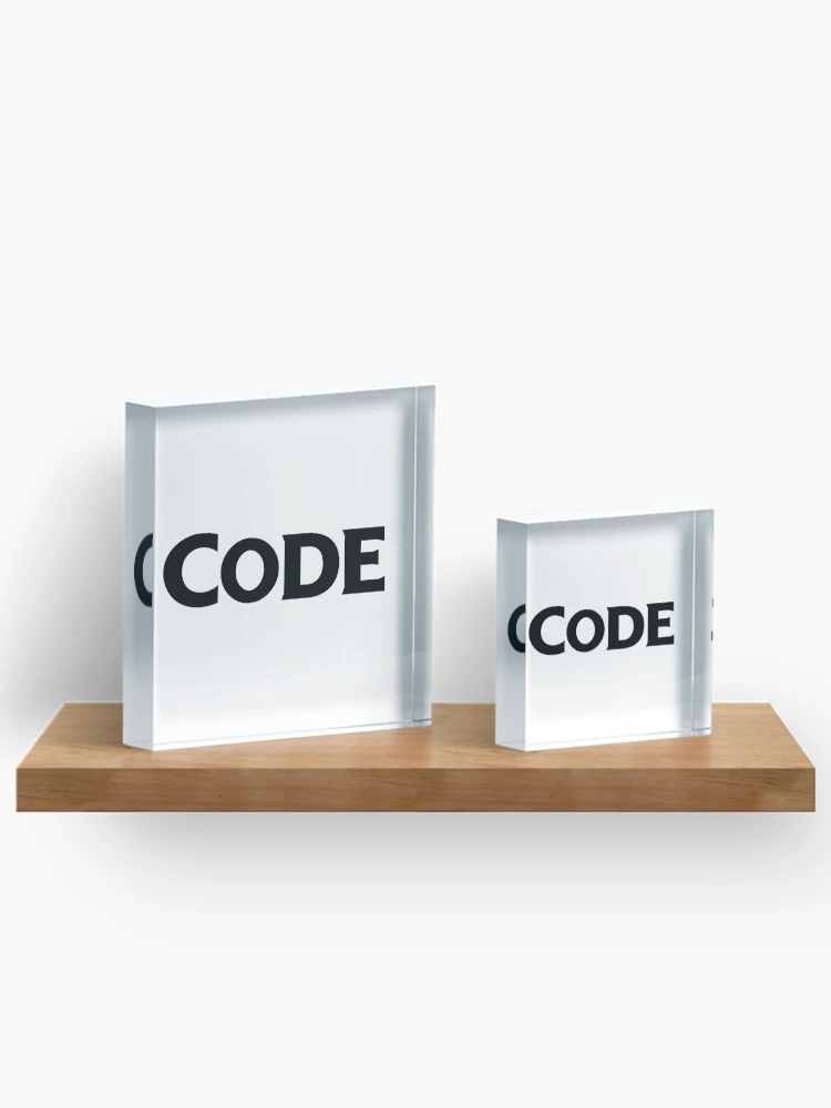 Thumbnail 3 of 5, Acrylic Block, Code Startup Coder Programming Software Engineering designed and sold by ProjectX23.