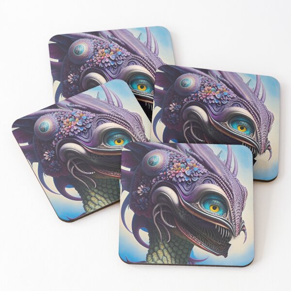Item preview, Purple alien covered in scales and growths designed and sold by MadinaFatt.