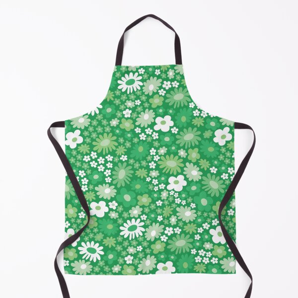 Item preview, pastel green 60s retro flower power, light green, 60s groovy pattern, hippie flowers designed and sold by blomastudios.