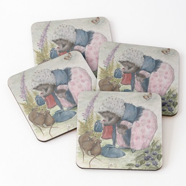 Item preview, Hedgehog and mice designed and sold by BethSaltArt.