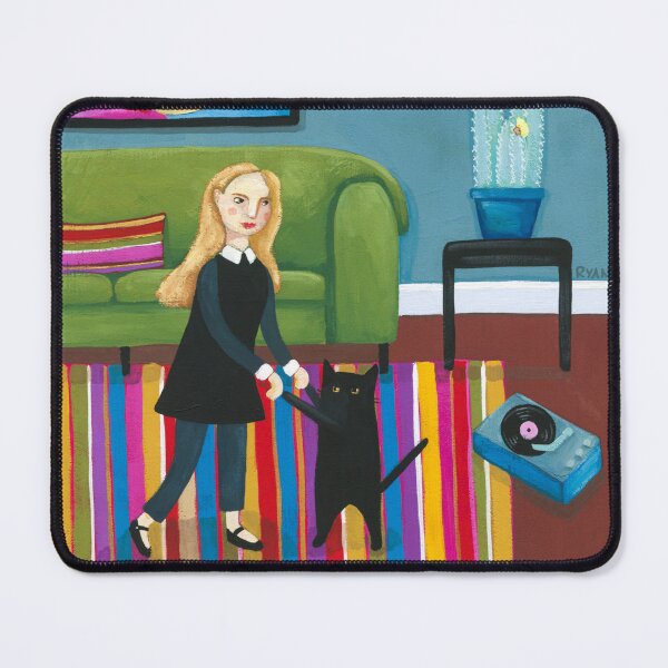 Item preview, Una pequeña fiesta de baile con el gato designed and sold by KilkennyCat Art.
