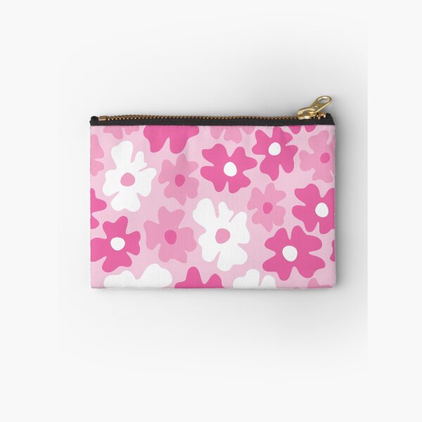 Item preview, pink 60s retro flower power, pastel pink, pink, baby pink, 60s groovy pattern, hippie flowers designed and sold by blomastudios.