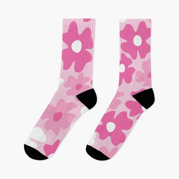 Item preview, pink 60s retro flower power, pastel pink, pink, baby pink, 60s groovy pattern, hippie flowers designed and sold by blomastudios.