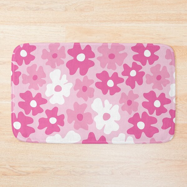 Item preview, pink 60s retro flower power, pastel pink, pink, baby pink, 60s groovy pattern, hippie flowers designed and sold by blomastudios.