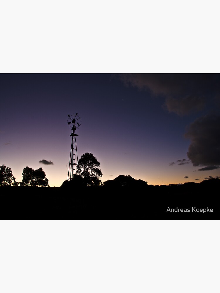 Broken windmill - after sunset by mistered