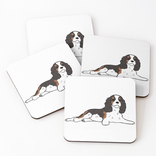 Item preview, Cavalier king charles spaniel dog cute illustration  designed and sold by Yarafantasyart.