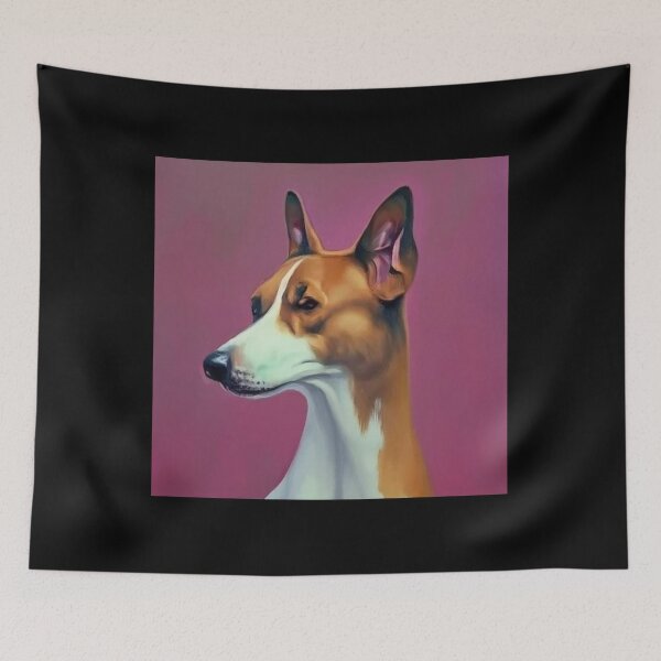 Item preview, Basenji - Dog Portrait designed and sold by CrankyOldDude.