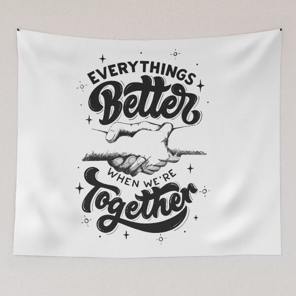 Item preview, Everything's better when we're together designed and sold by Fersworks Bar. ⭐⭐⭐⭐⭐.