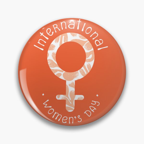 Item preview, International Women's Day illustration with abstract floral background and feminism symbol.	 designed and sold by creativecornr.
