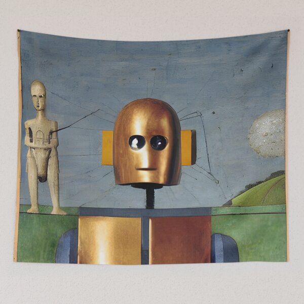 Item preview, Robot in the style of famous art. designed and sold by CRAFTER-MEDIA.