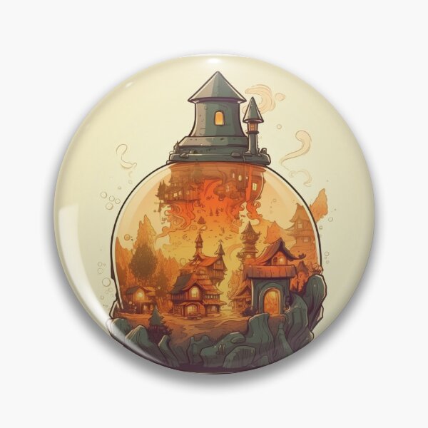 Item preview, Bottled Dwarf Town designed and sold by Onkeiart.