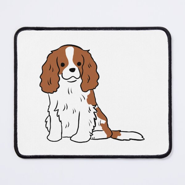 Item preview, Cavalier king charles spaniel dog cute illustration designed and sold by Yarafantasyart.