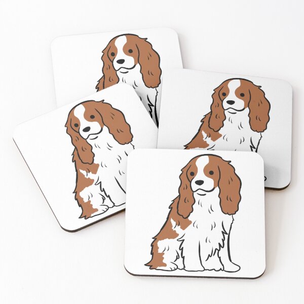 Item preview, Cavalier king charles spaniel dog cute illustration  designed and sold by Yarafantasyart.