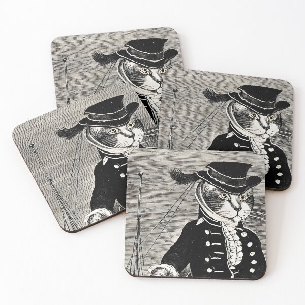 Item preview, Old-Timey Ship Captain Cat designed and sold by AdventuresOfCat.