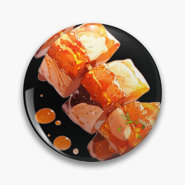 Item preview, delicious yakitori anime style designed and sold by Bohabaz.