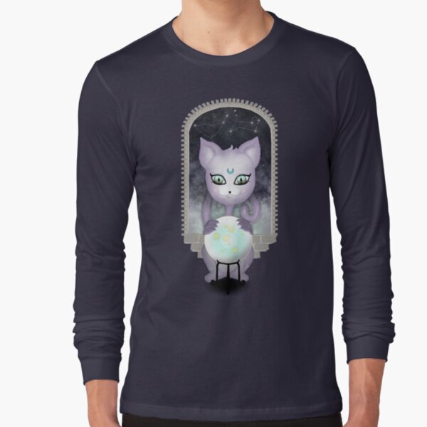 Mystic Miku | Crystal Ball & Zodiac | Teal Long Sleeve T-Shirt