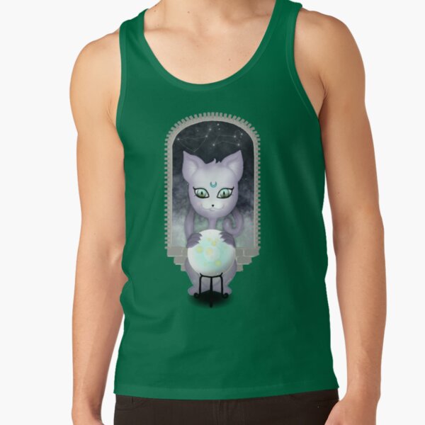 Mystic Miku | Crystal Ball & Zodiac | Teal Tank Top
