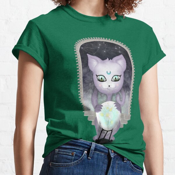 Mystic Miku | Crystal Ball & Zodiac | Teal Classic T-Shirt