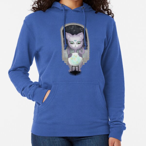 Mystic Miku | Crystal Ball & Zodiac | Teal Lightweight Hoodie